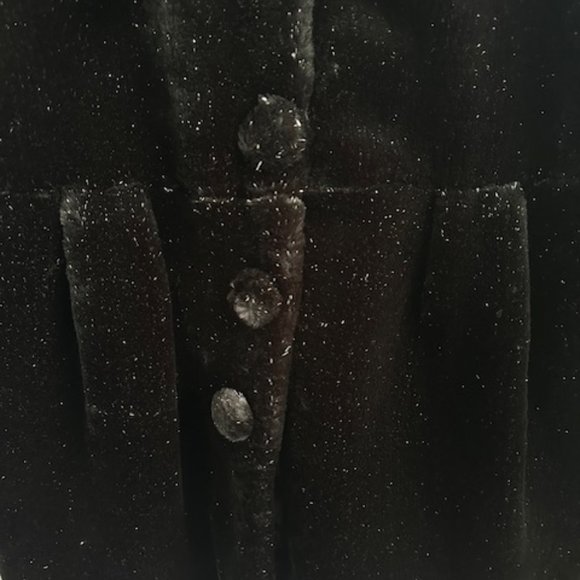 Faux Fur Shimmer Car Coat - Picture 3 of 8